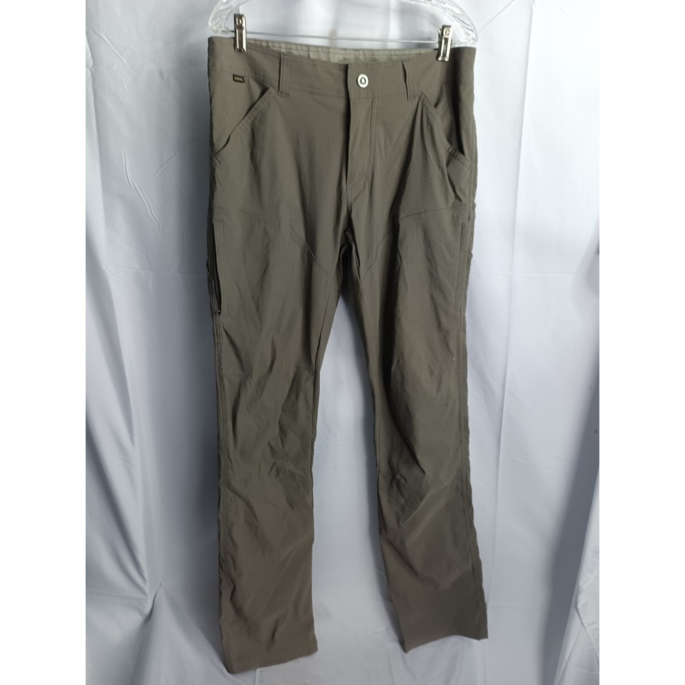 Kuhl Renegade Mens 33x34 Hiking Cargo Pants Olive Green Technical Outdoor